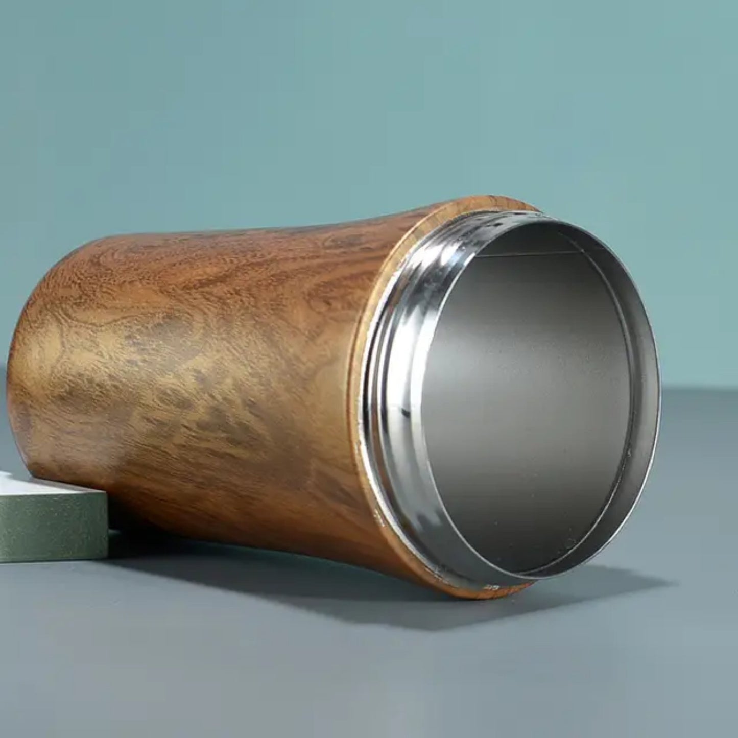 كوب قهوة حراري مزدوج الاستعمال المحمول | Tasse à café thermos en acier inoxydable avec paille et couvercle de 450 ml