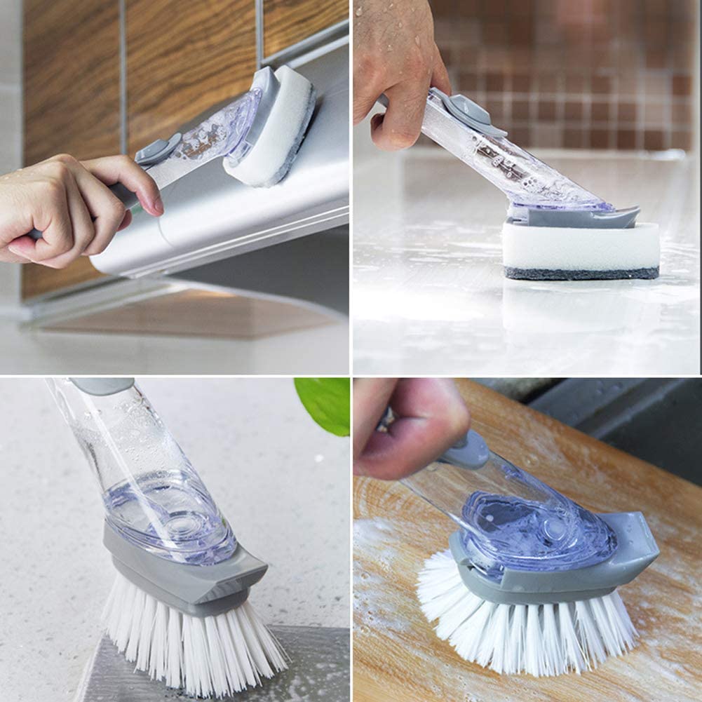 فرشاة تنظيف مع موزع صابون | Brosse de nettoyage avec Distributeur de savon