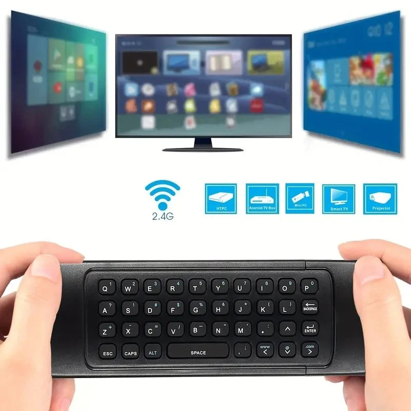 تيليكومند متعدد الوظائف للتحكم عن بعد بكل الاجهزة | Télécommande Mini clavier sans fil multifonction Air Mouse MX3-M