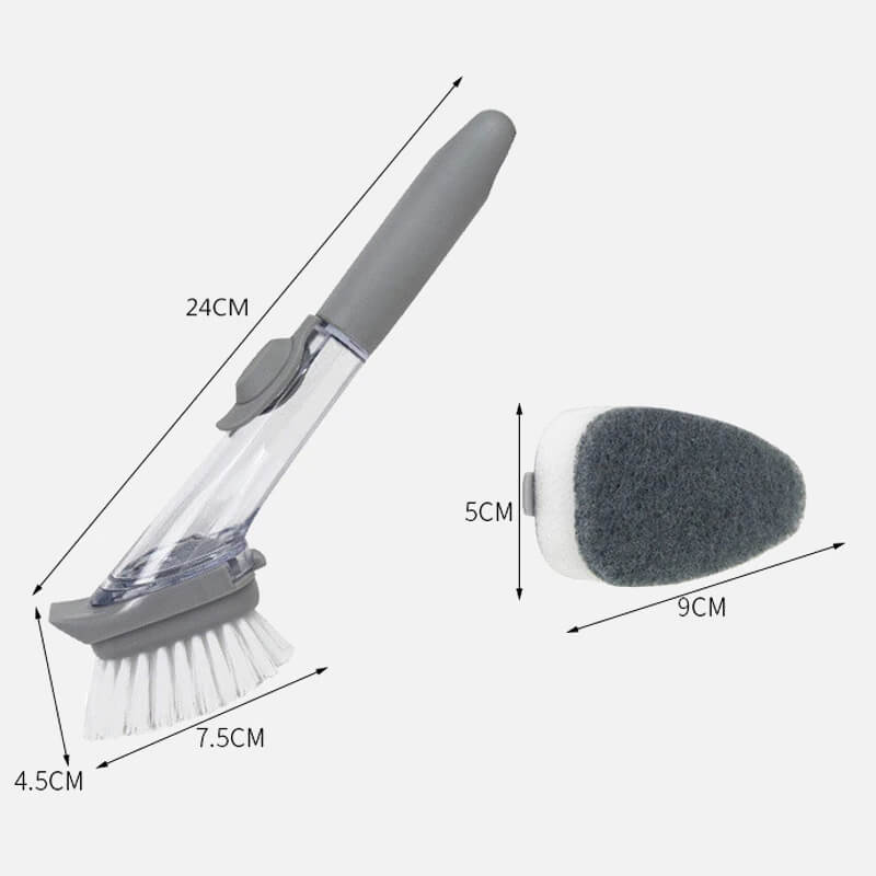 فرشاة تنظيف مع موزع صابون | Brosse de nettoyage avec Distributeur de savon
