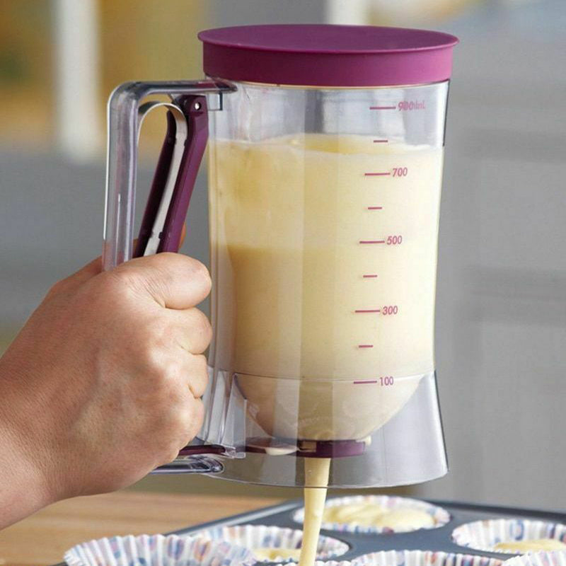 موزع العجين اليدوي الخاص بالبان كيك والكريب موزع العجين | Batter Dispenser Appareil Distributeur de Pate Crêpes – cupcakes