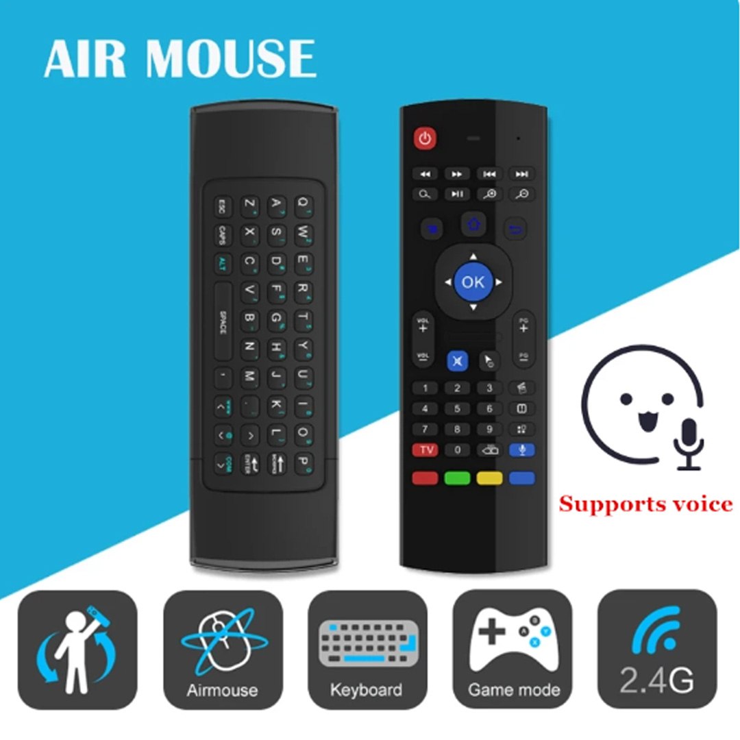 تيليكومند متعدد الوظائف للتحكم عن بعد بكل الاجهزة | Télécommande Mini clavier sans fil multifonction Air Mouse MX3-M