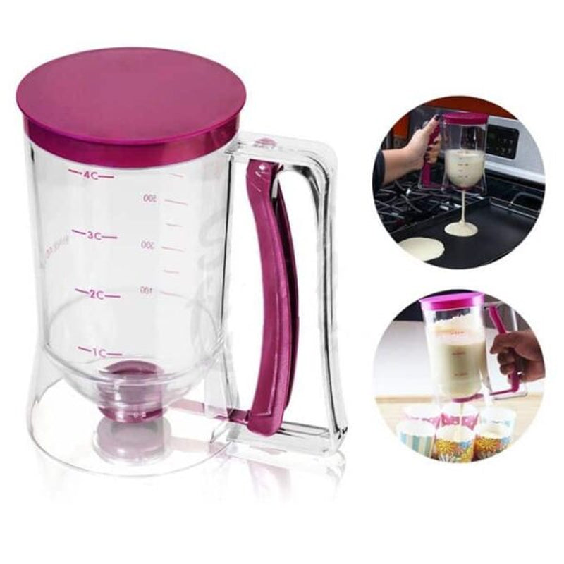 موزع العجين اليدوي الخاص بالبان كيك والكريب موزع العجين | Batter Dispenser Appareil Distributeur de Pate Crêpes – cupcakes