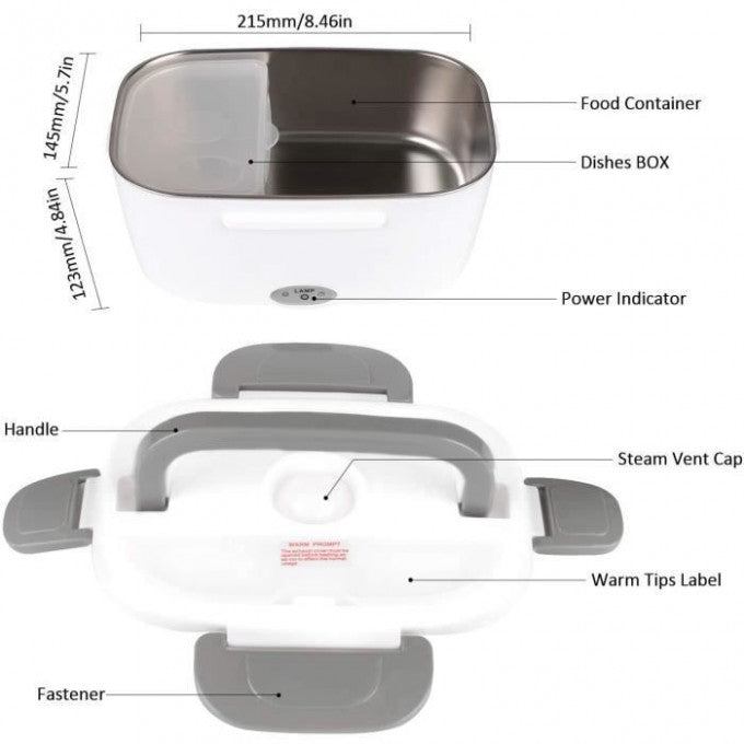 علبة تسخين الطعام الكهربائية | ELECTRIC LUNCH BOX